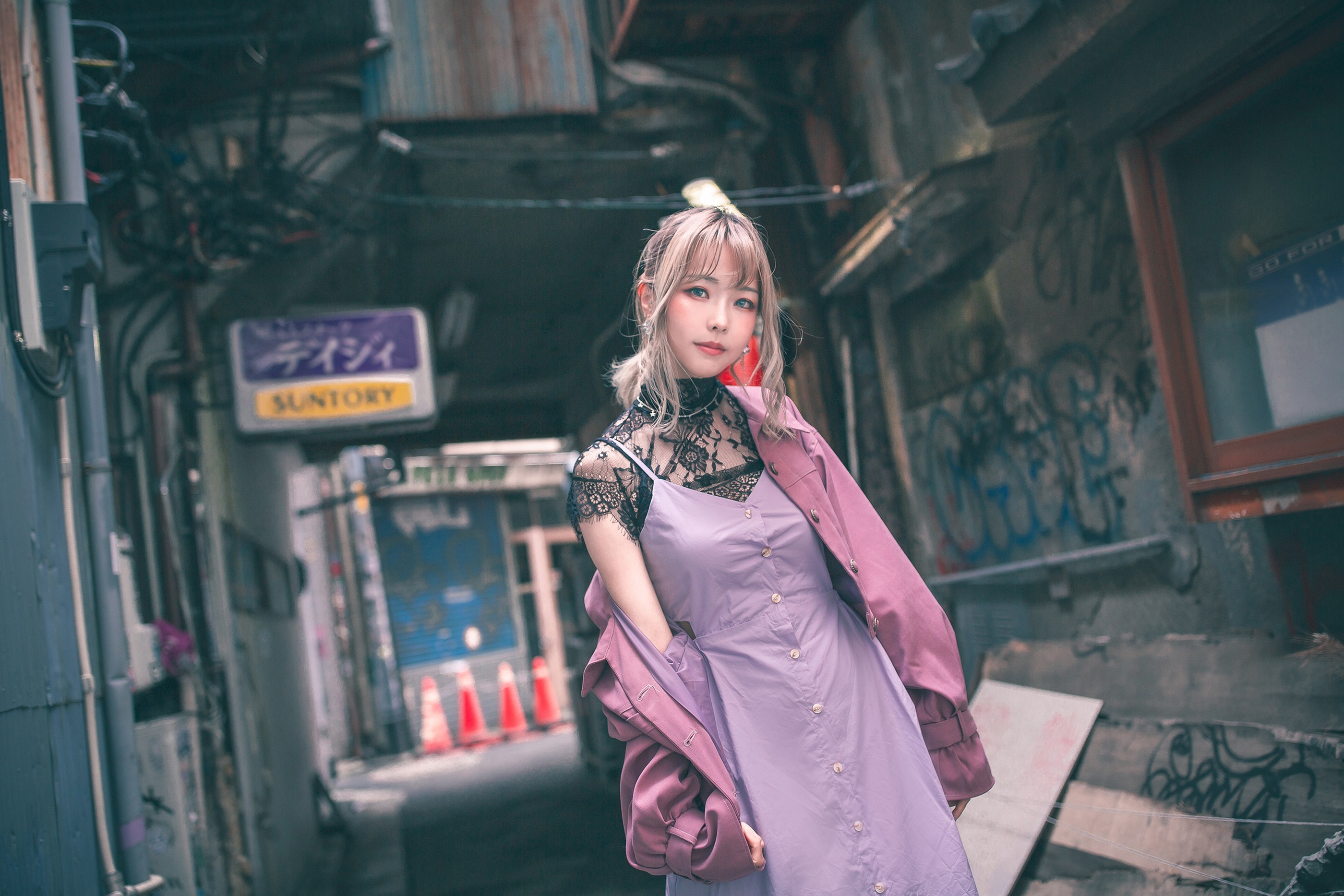 图片[1]-ElyEE子 – NO.098 Pale Lavender [54P]-XikXak